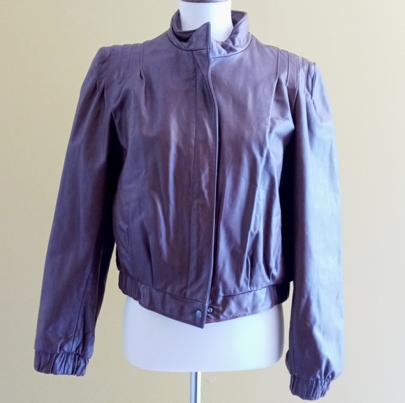 Rare Wilson lined leather Jacket SZ 16 - Picture 1 of 13